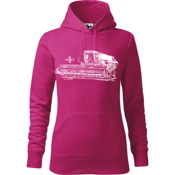 Pánská mikina Mikina - Fortschritt E 517 Barva: Purpurová (40), Velikost: S, Střih: Dámské