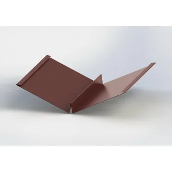 Úžlabí RŠ 650 2 bm Hnědá (RAL 8017)