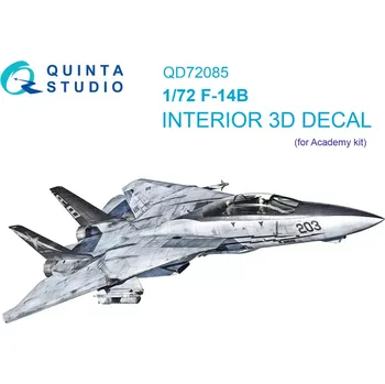 Plastikový model Quinta studio 1/72 F-14B 3D-Print.&col.Interior (ACAD)