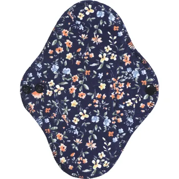 Menstruační vložka Breberky Slipová vložka (Bambusové froté s PUL) - Džínová louka (bavlněný úplet)