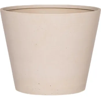 Květináč Bucket Natural White S - Ø 50 cm / V 40 cm