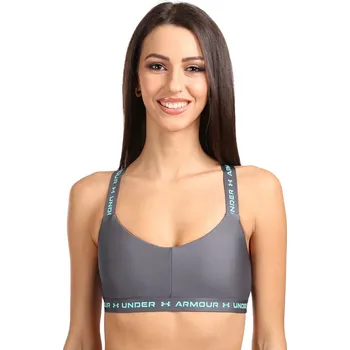 Podprsenka Dámská podprsenka Under Armour šedá (1361033 025) M Možnost vrácení zboží ZDARMA do 120 dnů!
