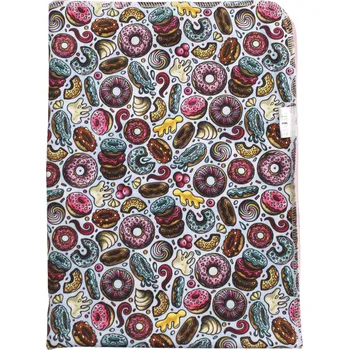 Přebalovací podložka Breberky Přebalovací podložka (PUL) - Sladké donuty, fialkový velur