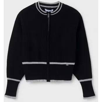 Dívčí svetr Mayoral svetr na zip6339 černá Rozměr: 152 (12 let)