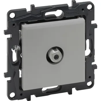 Elektroinstalační materiál LEG 863375 NILOE S.TV TYP F HLINÍK