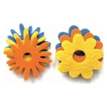 Set školních potřeb Kwiatki z filcu 6szt