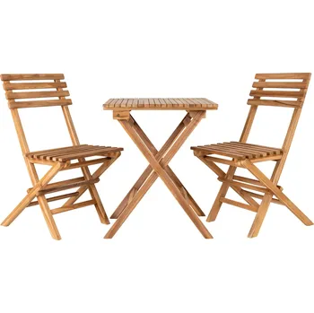 Pohovka House Nordic Café set 2 židlí a stolku CUENCA teak 7001142