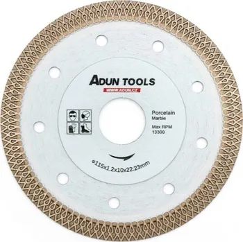Řezný kotouč ADUN TOOLS Diamantový řezný kotouč FASTCUT 115 mm