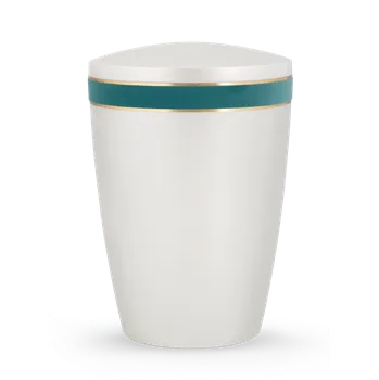 Smuteční dekorace Ekologická urna D'artiste - Tyrkysová