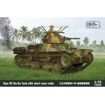 Plastikový model IBG 1/72 Type 95 Ha-Go Japan.Tank w/ short wave radio