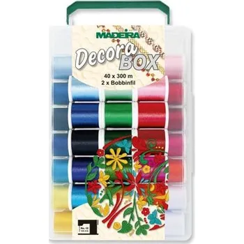 Nit Vyšívací nitě Madeira Decora box (40x300m)