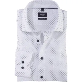 Olymp Luxor Modern Fit společenská košile 1234 54 11 Modrá 40