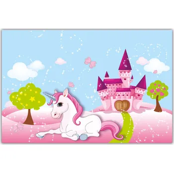 Jednorázový ubrus Procos Papírový ubrus - Jednorožec 120 x 180 cm