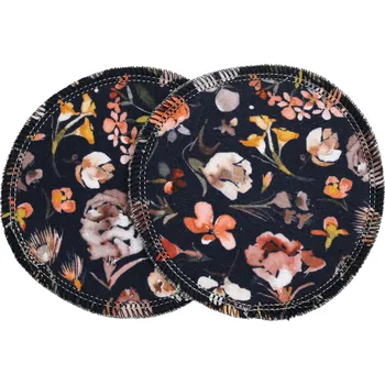 Vložka do podprsenky Breberky BIO Vložky do podprsenky - Noční džungle (bavlněný úplet)