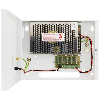 spínaný zdroj CP-PR-105 Bezpečnostní zdroj pro nezávislé napájení pěti kamer (Bezpečnostní zdroj pro nezávislé napájení pěti kamer)