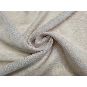 Záclona GERSTER Luxusní záclona GERSTER 11334/870 šedo béžová 300 cm