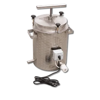 Vařák na vosk s lisem na elektriku