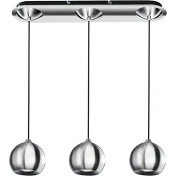 AZzardo GULIA závěsné svítidlo 3x GU10 50W bez zdroje 57cm IP20, chromové