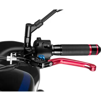 Motodíl Páčka spojky bez adaptéru PUIG 3.0 210RA skládací červená/modrá