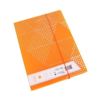 Archivační box Noki, Box na dokumenty Neon, PP, A4+, oranžová