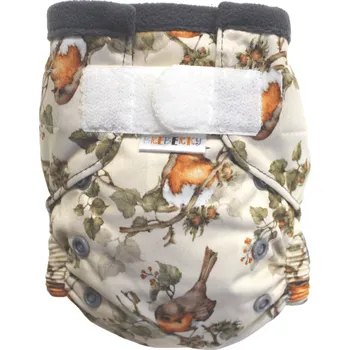 Plenkové kalhoty Breberky Kapsová plenka (S), bez křidélek - Pěnkava SZ