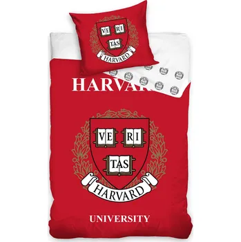 Povlečení Carbotex Ložní povlečení - Harvard University 140 x 200 cm