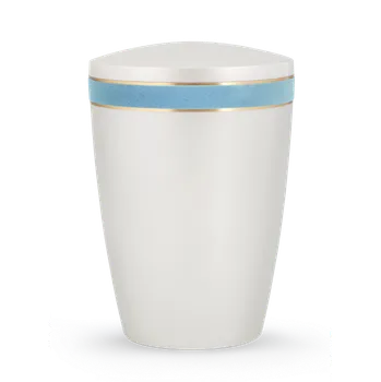 Smuteční dekorace Ekologická urna D'artiste - Světle modrá