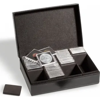 Obal pro sběratelský předmět Leuchtturm Kazeta PRESIDIO pro 100 Quadrum kapslí nebo 320 mincovních rámečků