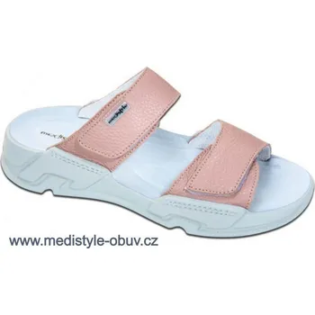 Dámská zdravotní obuv MEDISTYLE NIKOL ON-L15/1/TL zdravotní pantofel RŮŽOVÝ vel.37-42, --- - 38