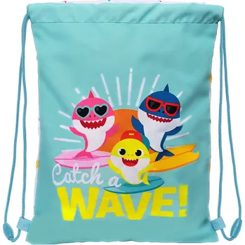 Školní sáček Safta Pytlík na přezůvky BABY SHARK "SURFING" 0,8L