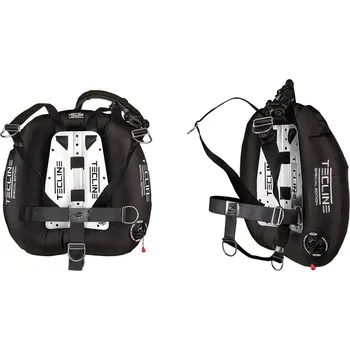 Potápěčské vybavení Křídlo Tecline Donut 22 Special Edition Black + Backplate + Postroj DIR Materiál: Hliník