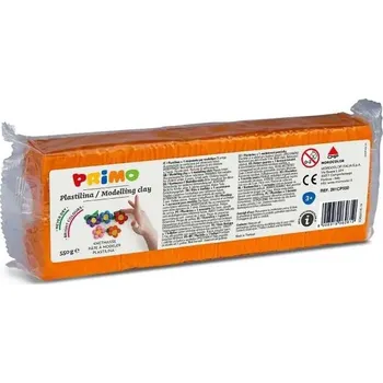 Modelovací hmota Plastelína Primo 550gr. - Oranžová
