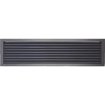 Větrací mřížka LAgrid s.r.o. Krbová rovná lamelová mřížka 80x21 Exteriér Bílá