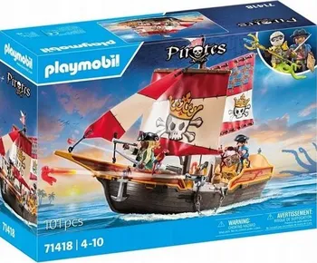 Stavebnice Playmobil Playmobil 71418 Pirátská loď
