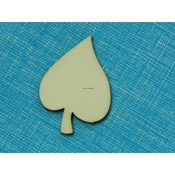 Překližka Výřez z překližky, K51/3, LIST-LÍPA, 4x2,8cm, 1ks