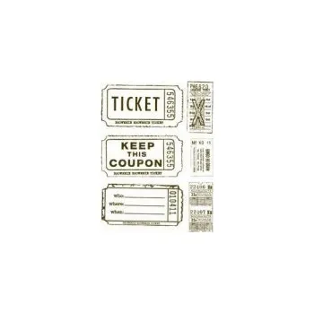 Dětské razítko Gelová razítka - Jízdenky