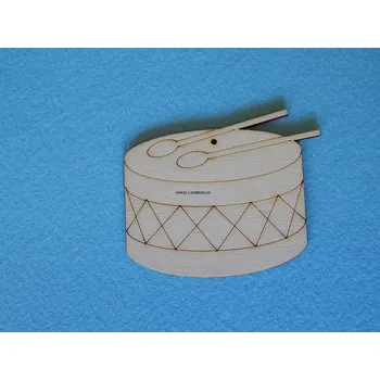 Překližka Výřez z překližky, H25/1, BUBEN-velký, 7x6cm, 1ks