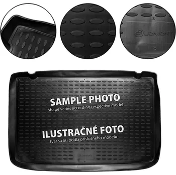 Vana do kufru Pryžová 3D vanička se zvýšeným okrajem do zavazadlového prostoru BMW X3 (E83)