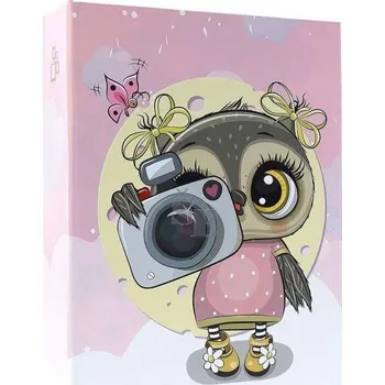 Fotoalbum Fotoalbum CAMERA OWL PINK zasouvací 10x15cm 304ks 217531