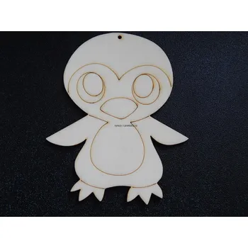 Stavební deska Výřezy z překližky, P21, TUČŇÁK, dírka k zavěšení, 9,5x7,4cm, 1ks