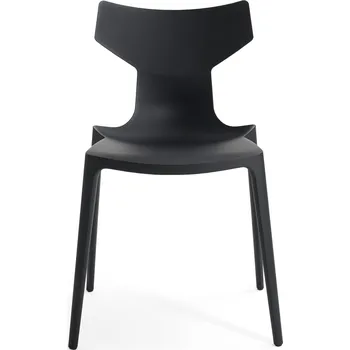 Jídelní židle Jídelní židle RE, krémová - Kartell Barva: černá