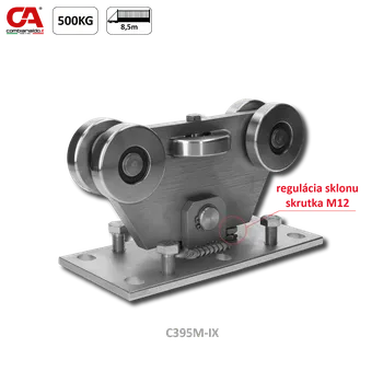 Zábradlí COMBI ARIALDO Nerezový vozík MEDIO, nerez bez povrchovej úpravy /AISI304