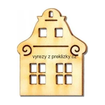 Překližka Výřez z překližky, O19/3, SELSKÝ DOMEČEK III., 3,4x4,3cm, 1ks