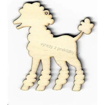 Stavební deska Výřez z překližky, Z63-201, STOJÍCÍ PUDL, 6x6,5cm, 1ks