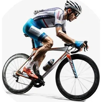 Jedlá dekorace na dort Jedlý papír cyklista 19,5cm - PICTURE