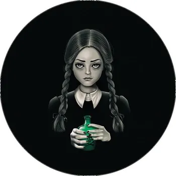 Jedlá dekorace na dort Jedlý papír Wednesday s jedem