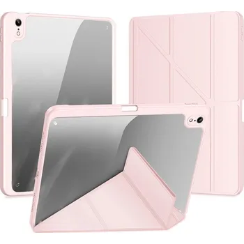Pouzdro na mobilní telefon Pouzdro DUX DUCIS Magi pro Apple iPad 10 (10,9") - stojánek + odnímatelný Smart cover - umělá kůže - růžové