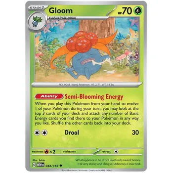 Sběratelská karetní hra Pokémon TCG Gloom 044/165 - Reverse Holo