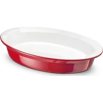 Carlo Giannini Zapékací mísa 36 cm, červená, Ceramax