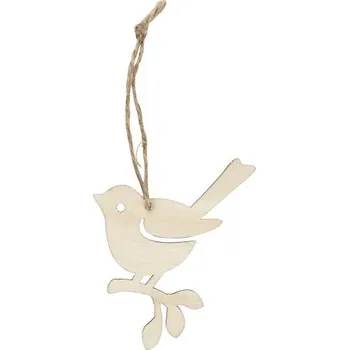 Creative Dřevěný ptáček 5 ks